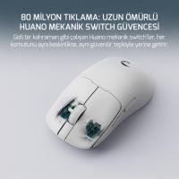 GAMEPOWER RADUS Beyaz 12.000DPI Triple Mode (Kablolu/Bluetooth/2.4G) Gaming Mouse - 1